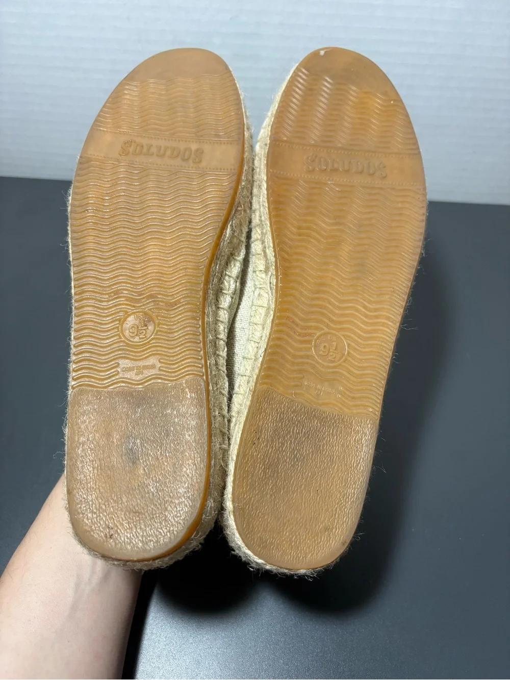 SALUDOS Rainbow Pride Sand Smocking Slippers Espadrilles